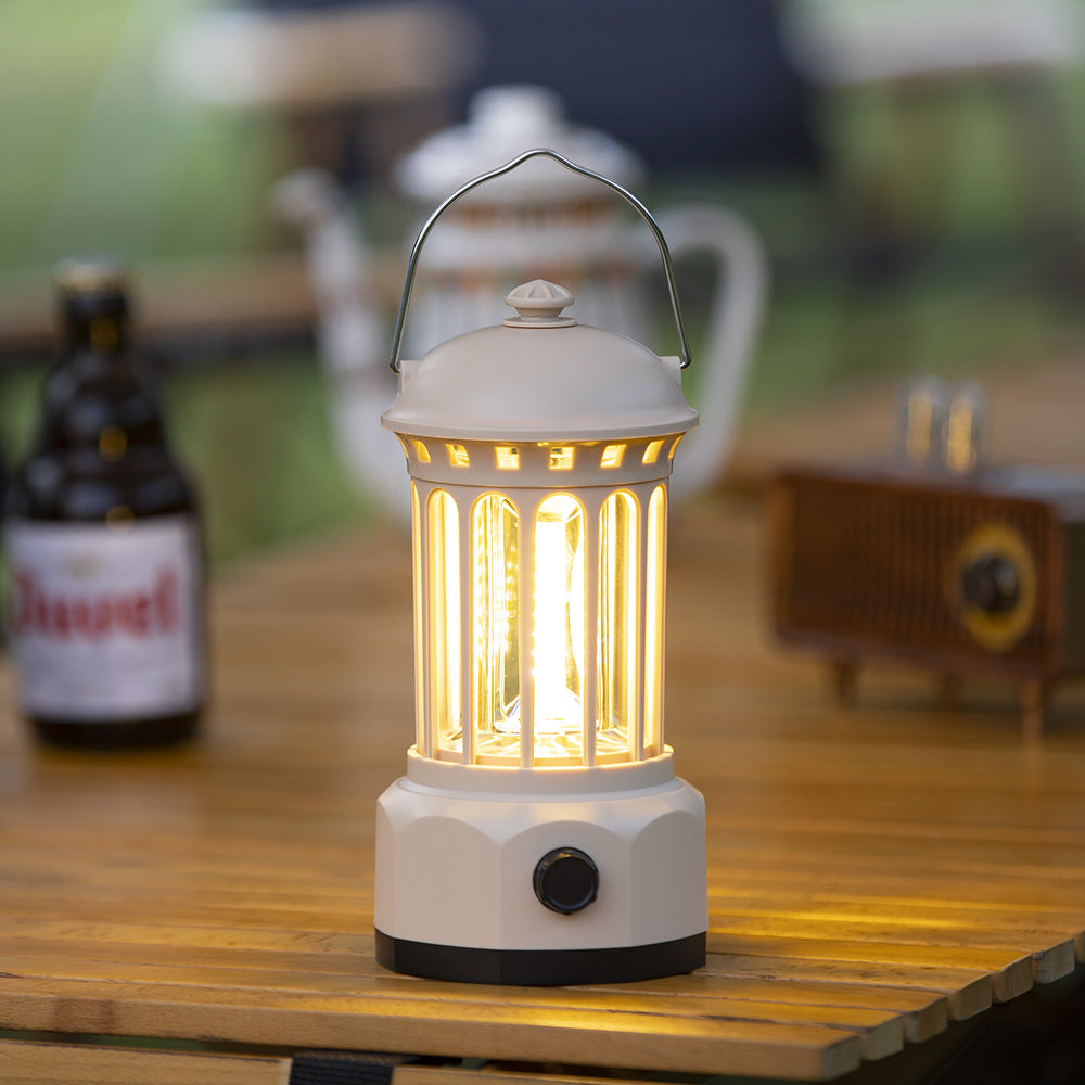 Portable Tent Light Retro Barn Lantern