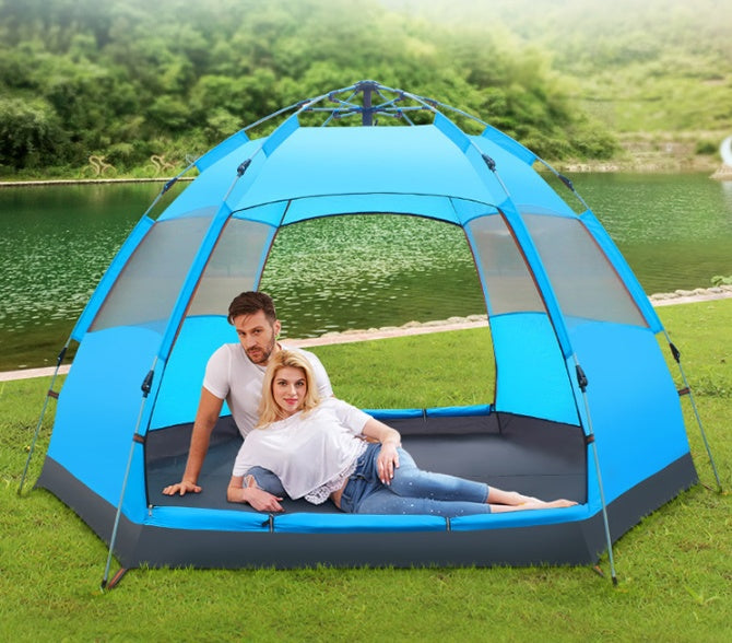 Hydraulic Double-layer Rainproof Tent