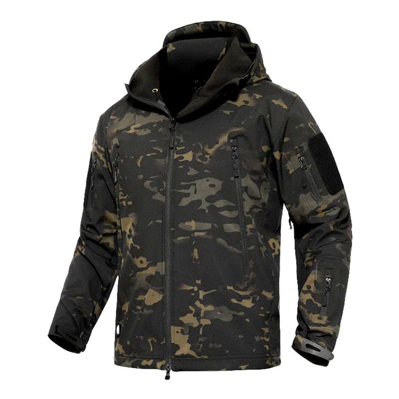 Large Size Soft Shell Fleece Outdoor Jacket