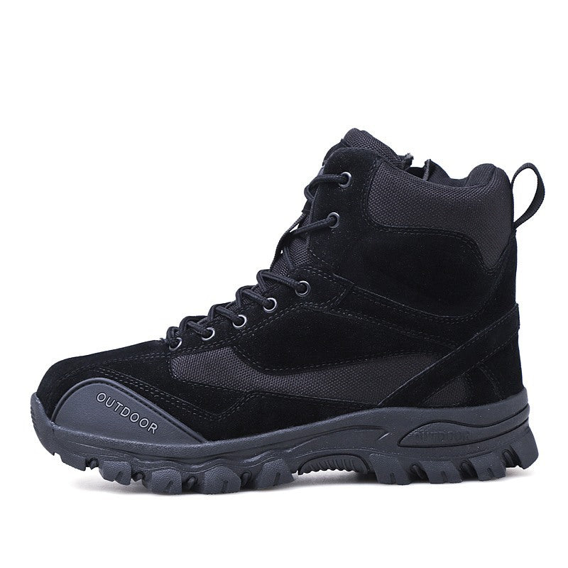 High-top hiking shoes men's outdoor