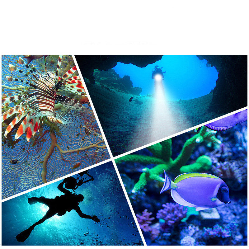 Lens Professional Fill Light Diving Flashlight