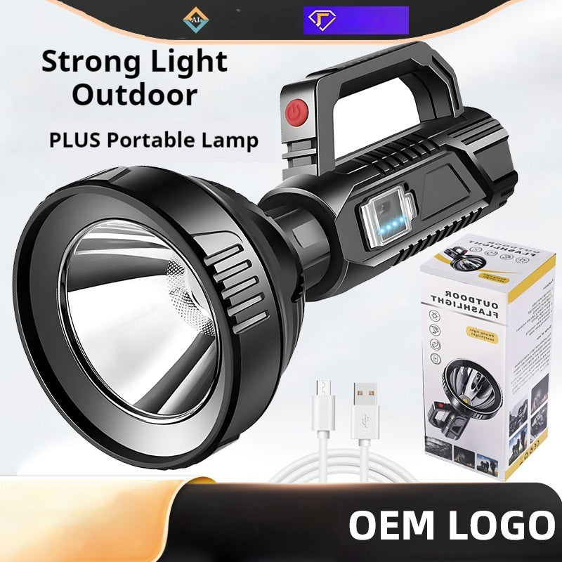 Portable USB Outdoor Ultra-Bright Flashlight