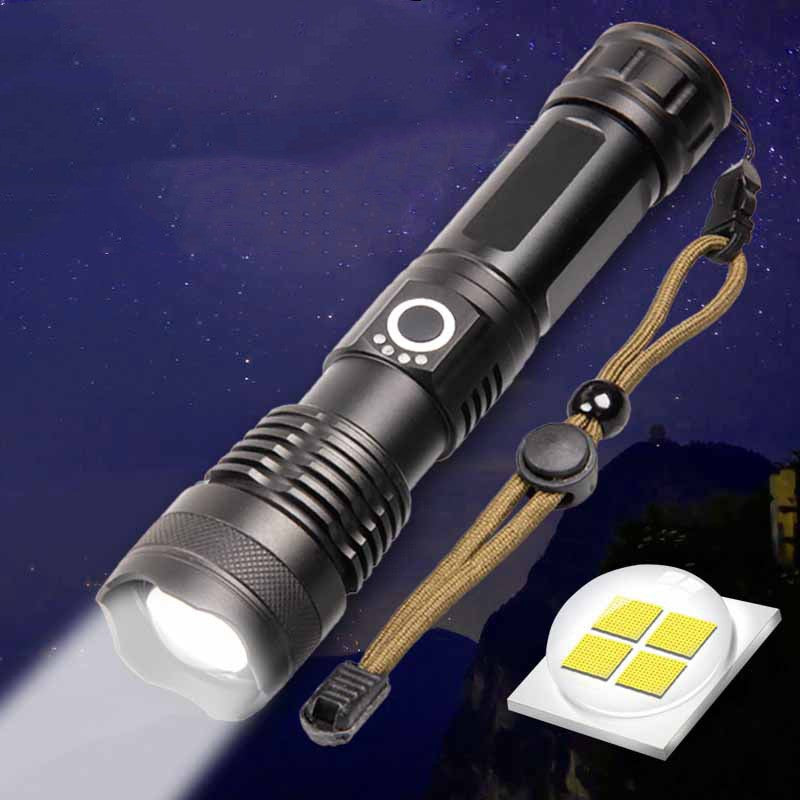 New Aluminum Alloy Telescopic Flashlight