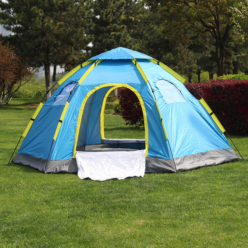 Automatic tent outdoor