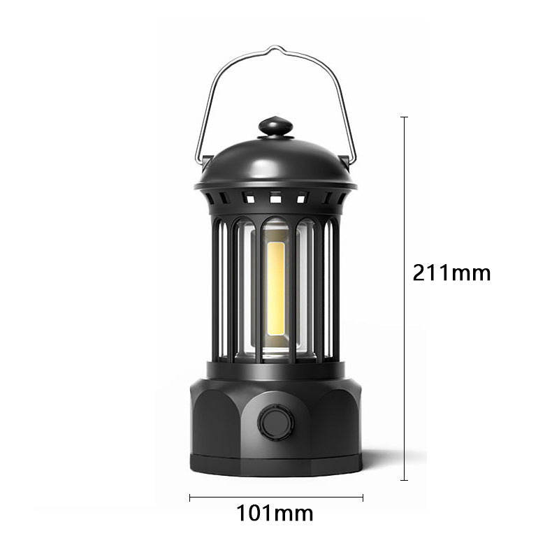 Portable Tent Light Retro Barn Lantern