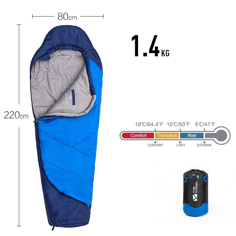 Sleeping Bag Mummy Outdoor Camping Thickened