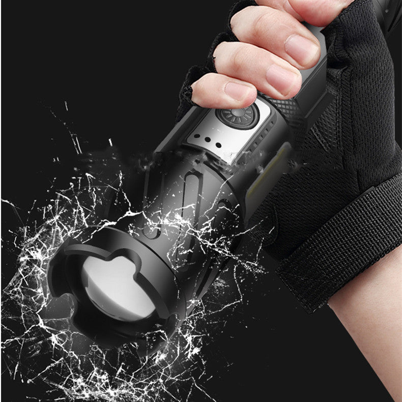 Yellow Light Rechargeable Flashlight