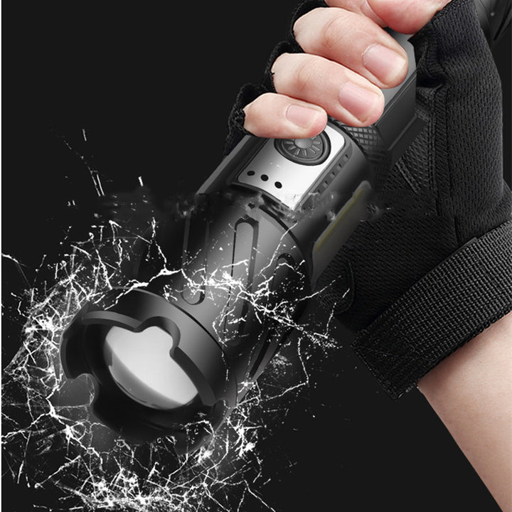 Yellow Light Rechargeable Flashlight