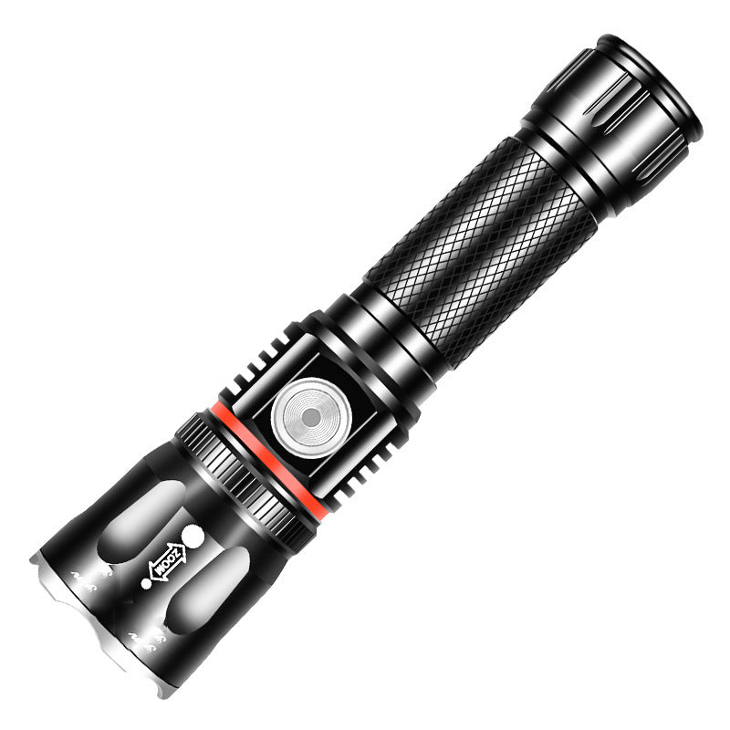 Outdoor Camping Telescopic T6 Strong Light Flashlight
