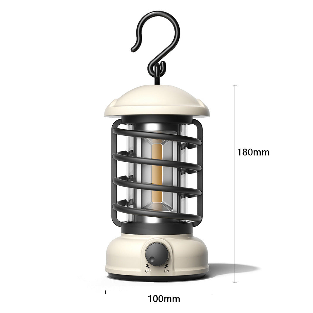 Portable Tent Light Retro Barn Lantern