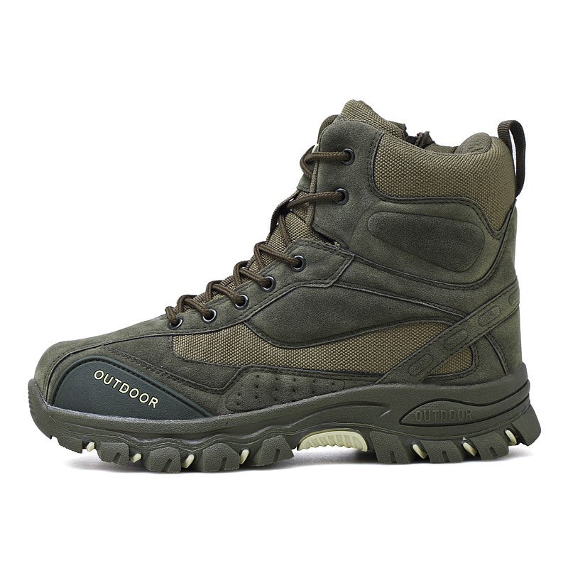 High-top hiking shoes men's outdoor