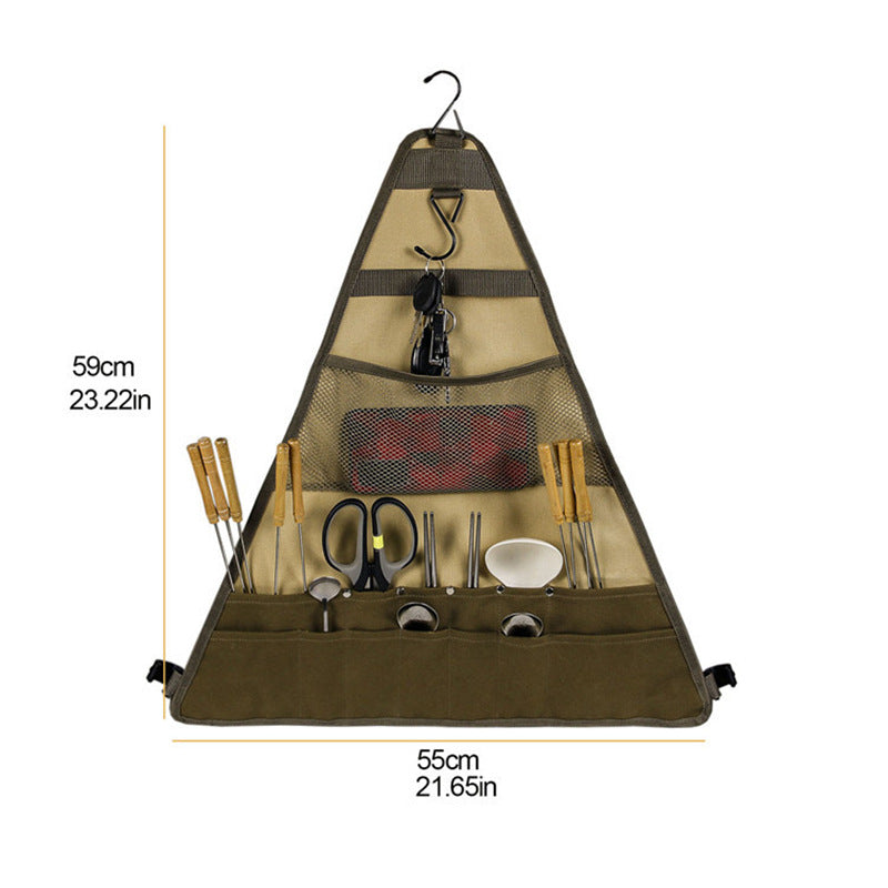 Hanging Cookware Foldable Tableware Bag