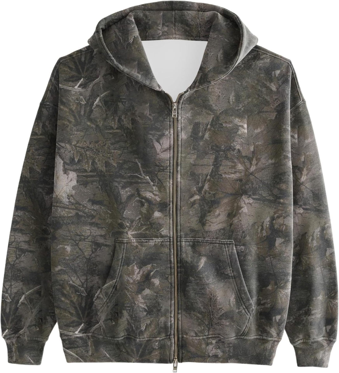 Men's And Women's Hooded Camouflage Jacket