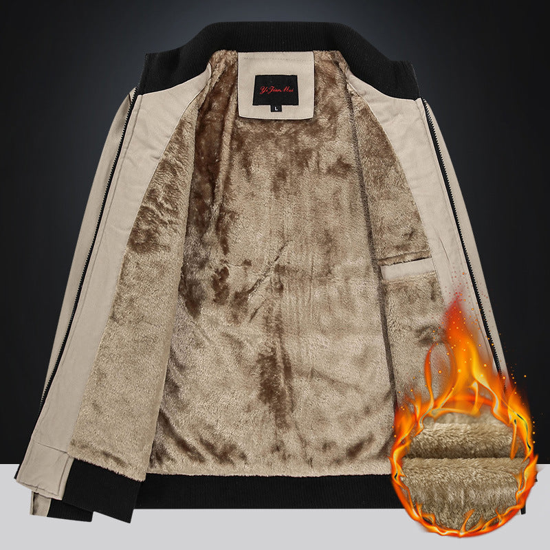 Korean Style Casual Polo Collar Jacket