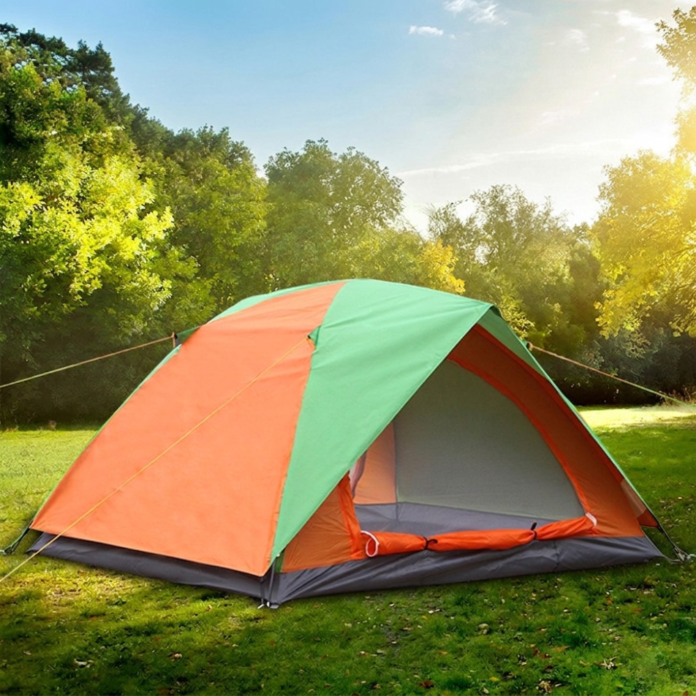 double camping tent