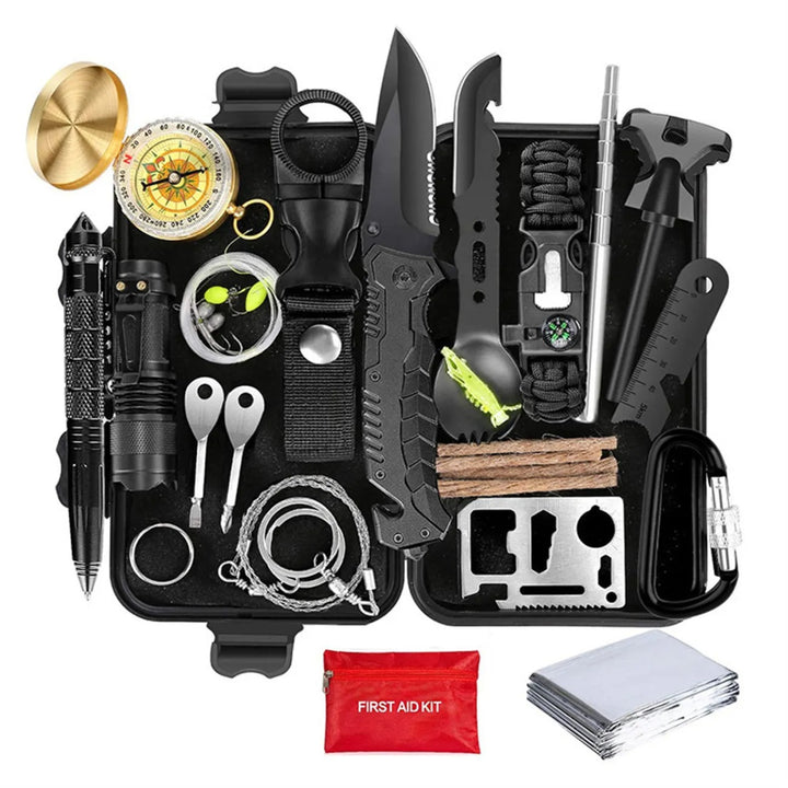 outdoor wilderness survival tool set