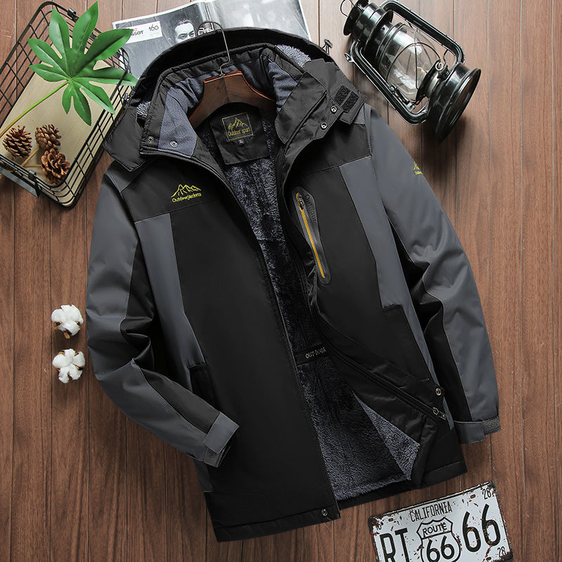 Cold-resistant Fleece-lined Jacket