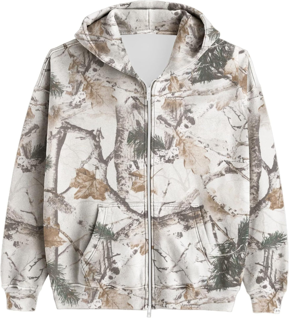 Men's And Women's Hooded Camouflage Jacket