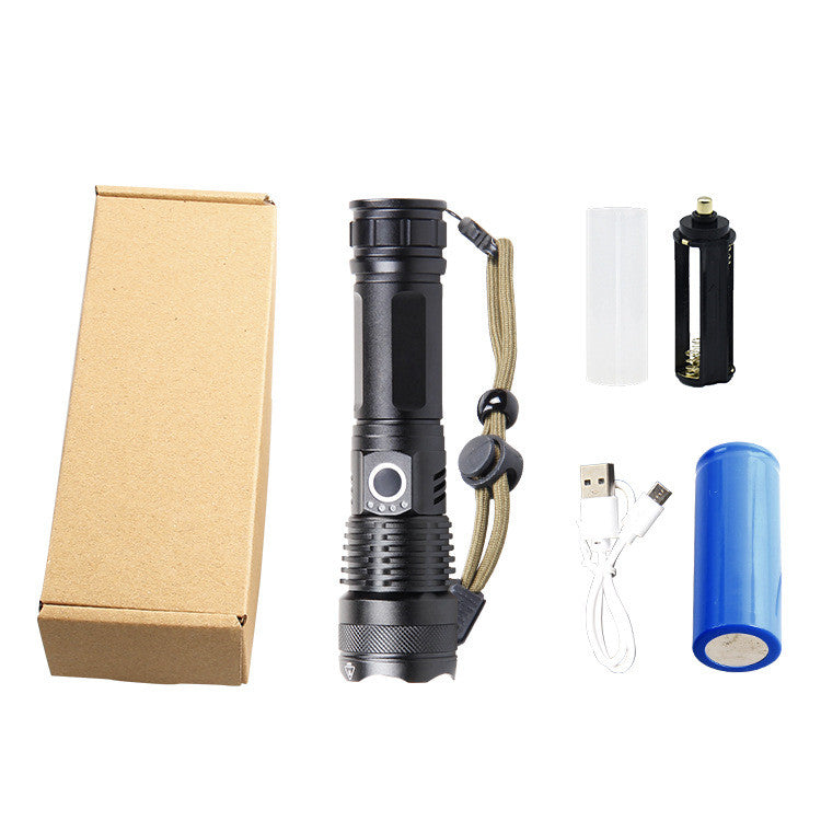 New Aluminum Alloy Telescopic Flashlight