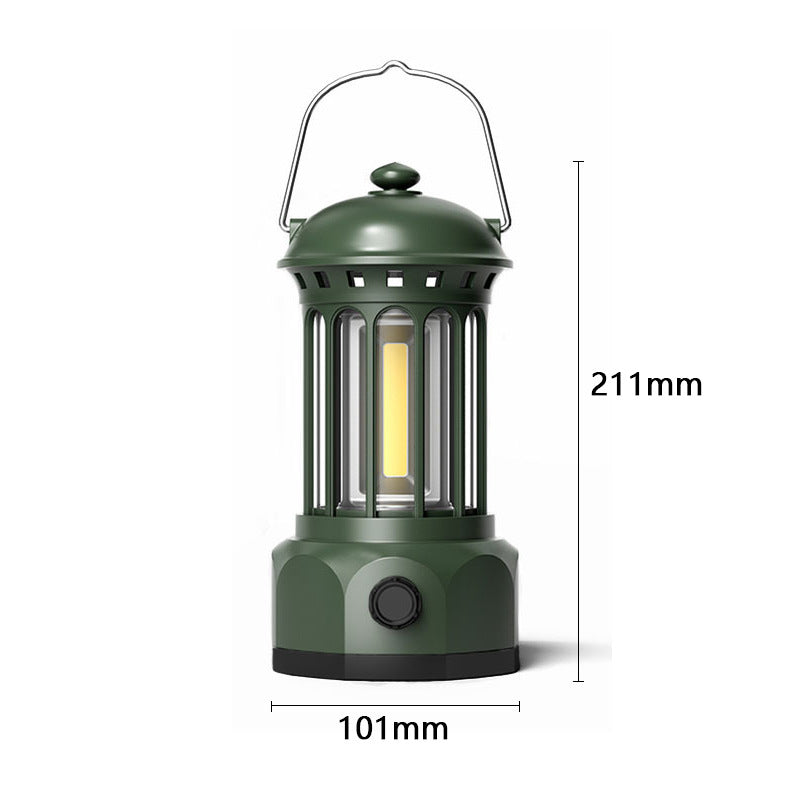 Portable Tent Light Retro Barn Lantern