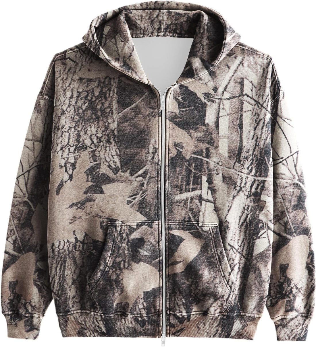 Men's And Women's Hooded Camouflage Jacket