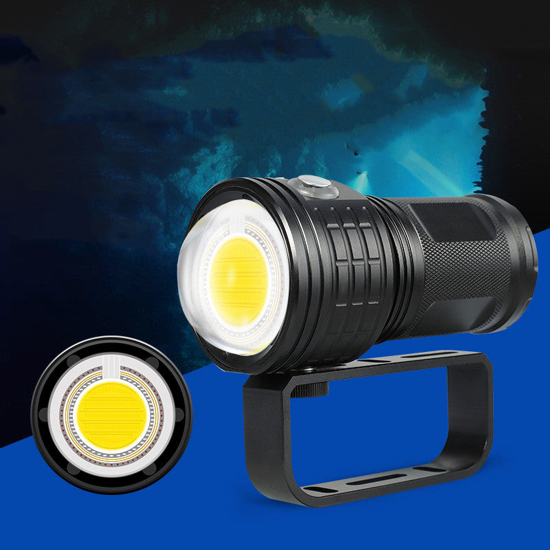 Lens Professional Fill Light Diving Flashlight