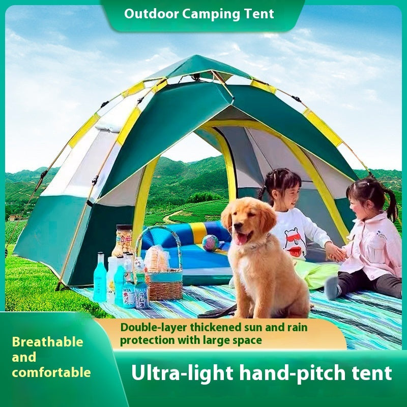 3-4 Double Automatic Outdoor Camping Tent