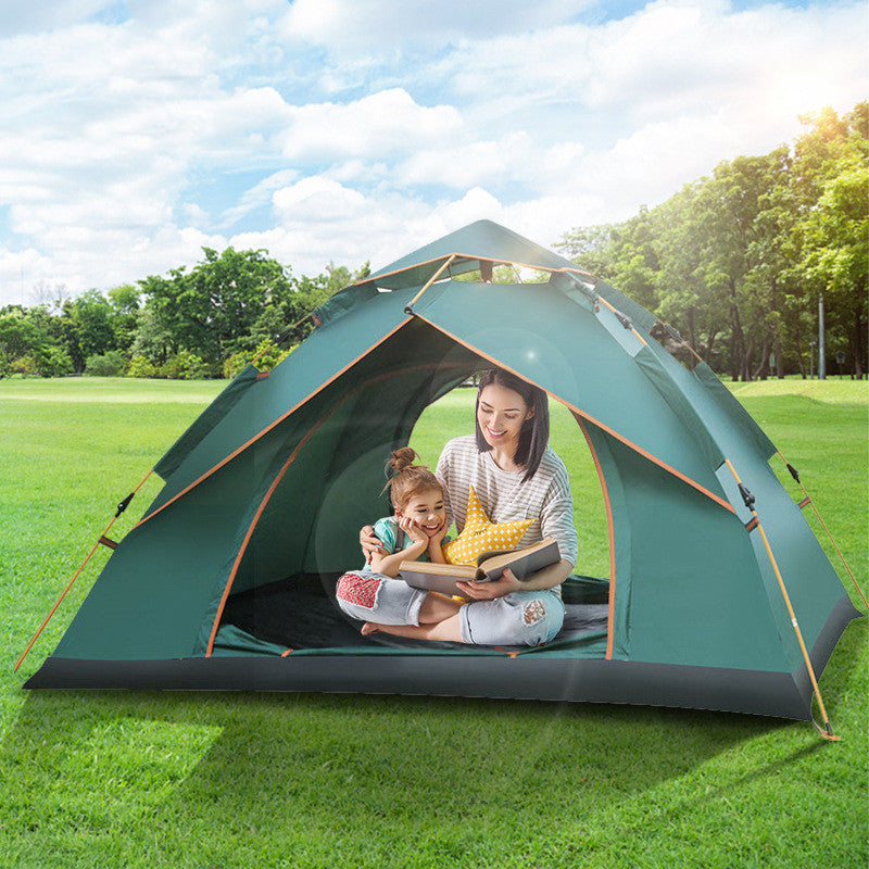 Outdoor Automatic Double-decker Camping Tent