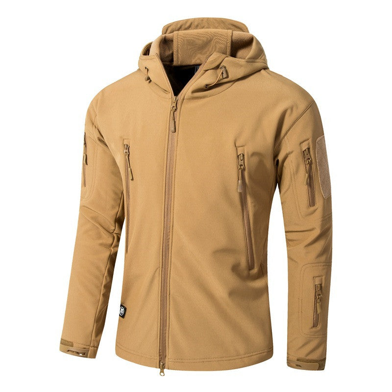 Large Size Soft Shell Fleece Outdoor Jacket
