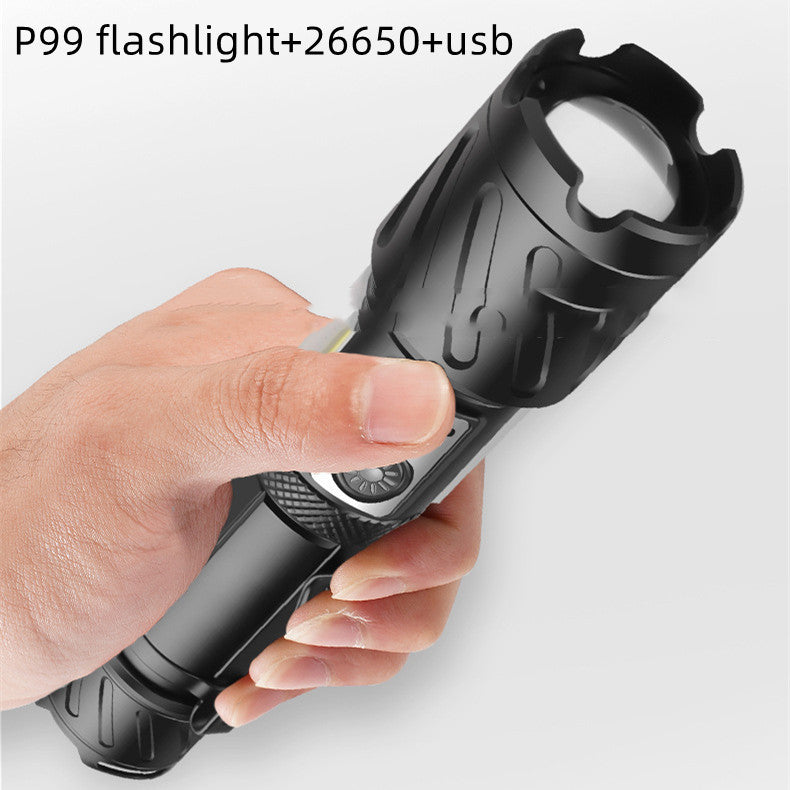 Yellow Light Rechargeable Flashlight