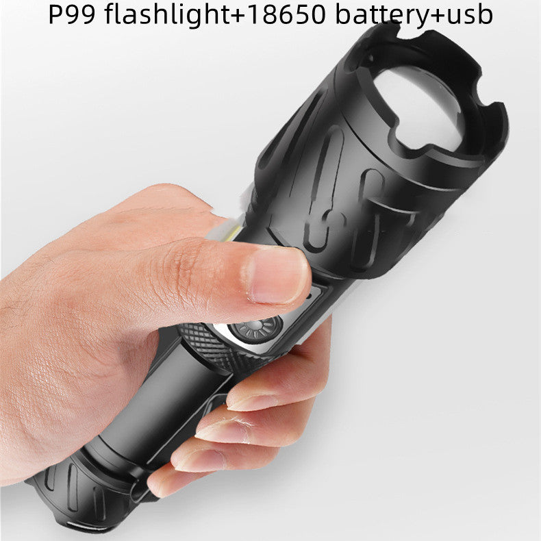 Yellow Light Rechargeable Flashlight